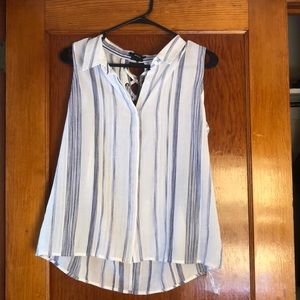 Miss Me - Button Down Tank Top